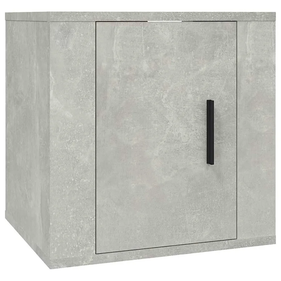 Ensemble de meubles TV 2 pcs gris béton bois d'ingénierie - 6