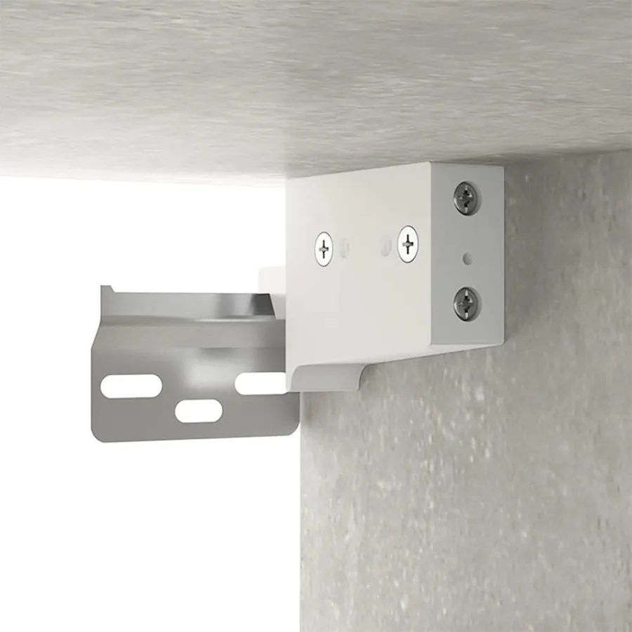 Ensemble de meubles TV 2 pcs gris béton bois d'ingénierie - 8