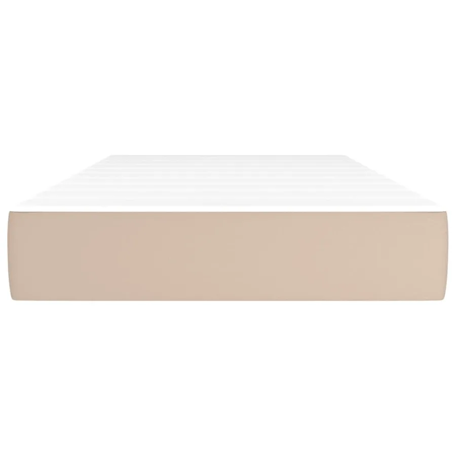 Matelas de lit à ressorts ensachés fermeté moyenne Cappuccino 80x200x20 cm - 3