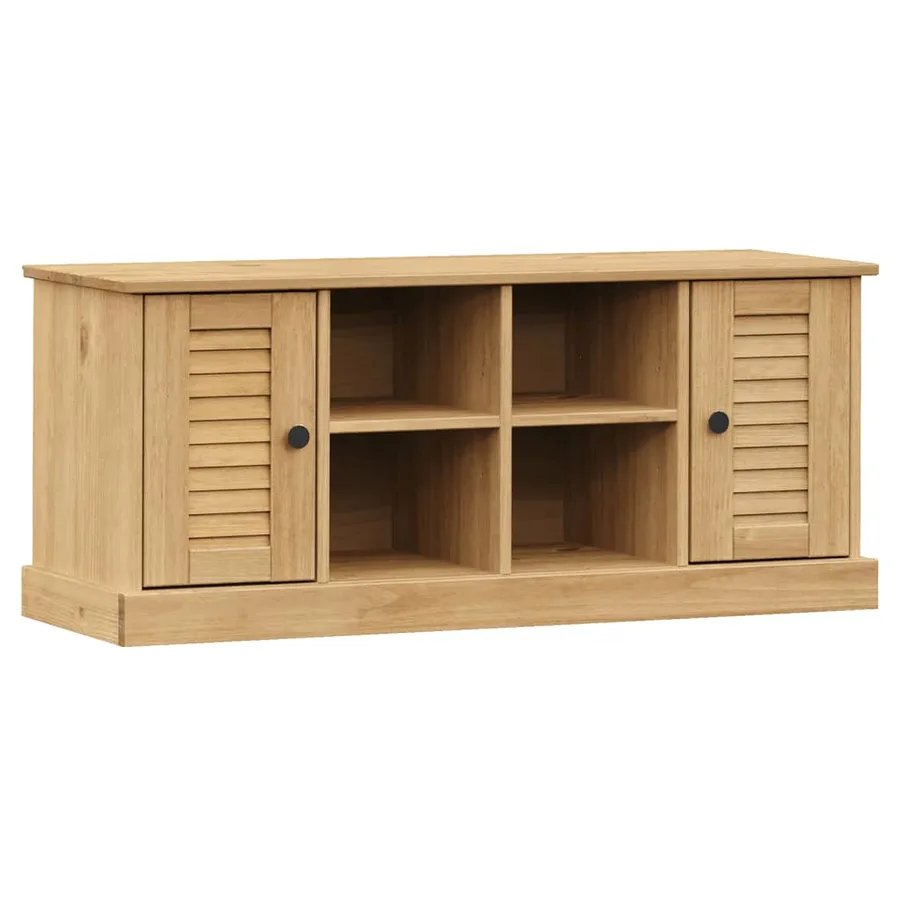 Banc à chaussures VIGO 106x35x45 cm bois massif de pin - 2