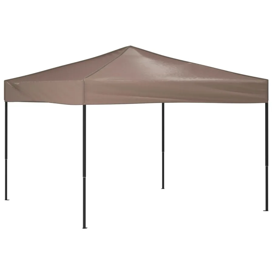 Tente de réception pliable Taupe 3x3 m - 2