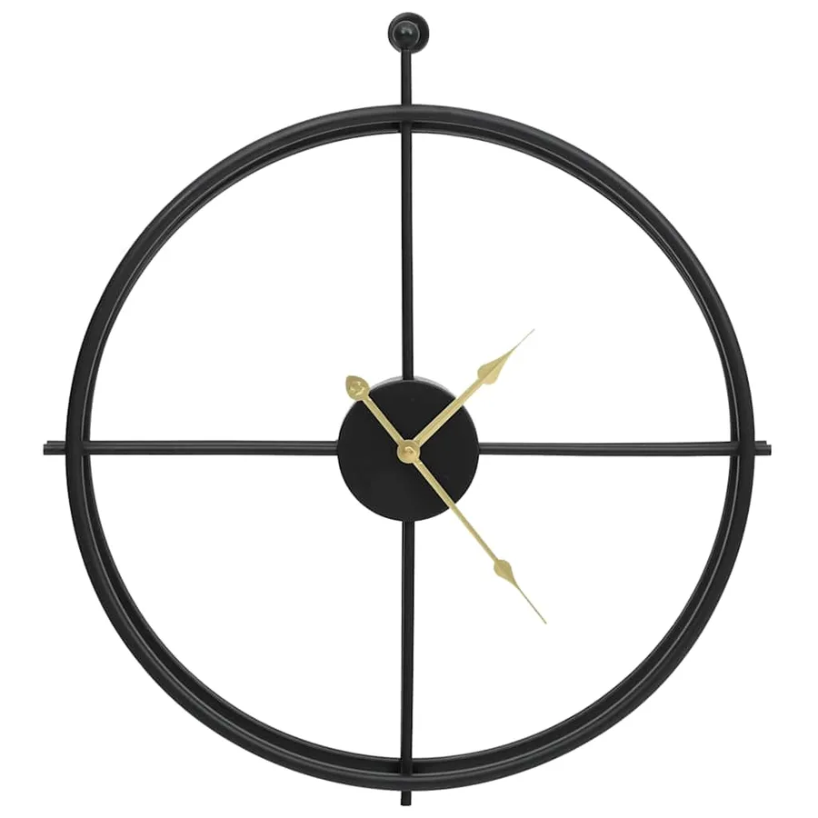 Horloge murale Noir 52 cm Fer - 2