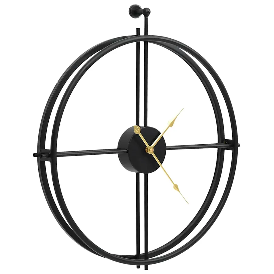 Horloge murale Noir 52 cm Fer - 3