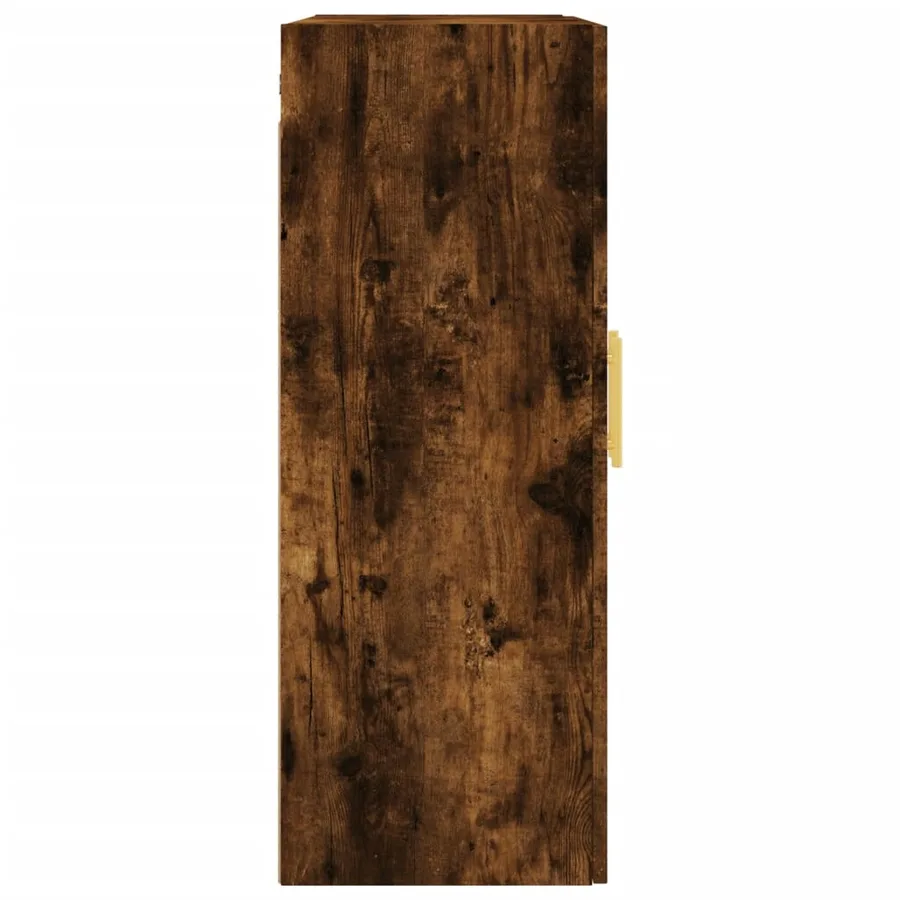 Armoires murales 2 pcs chêne fumé 69,5x34x90 cm - 7