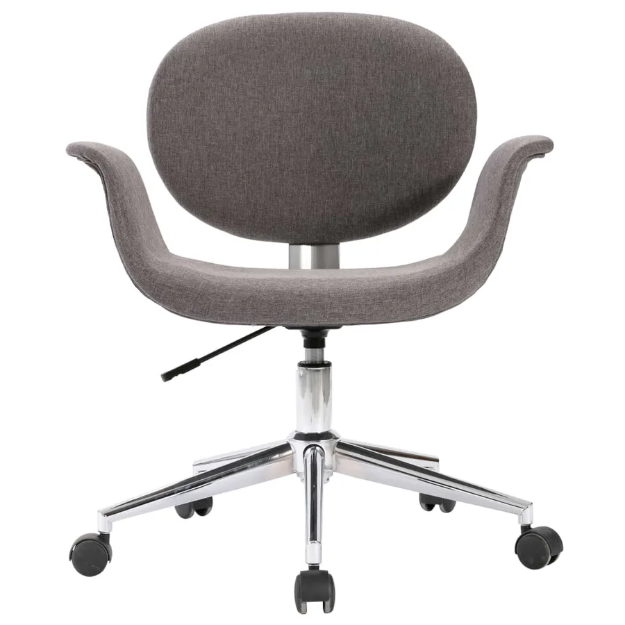 Chaises pivotantes à manger lot de 2 gris tissu - 3