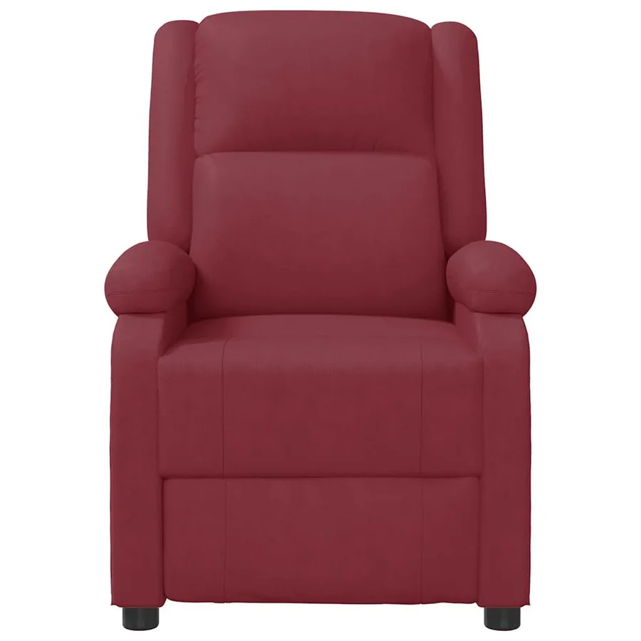Fauteuil de massage Rouge bordeaux Similicuir - 3