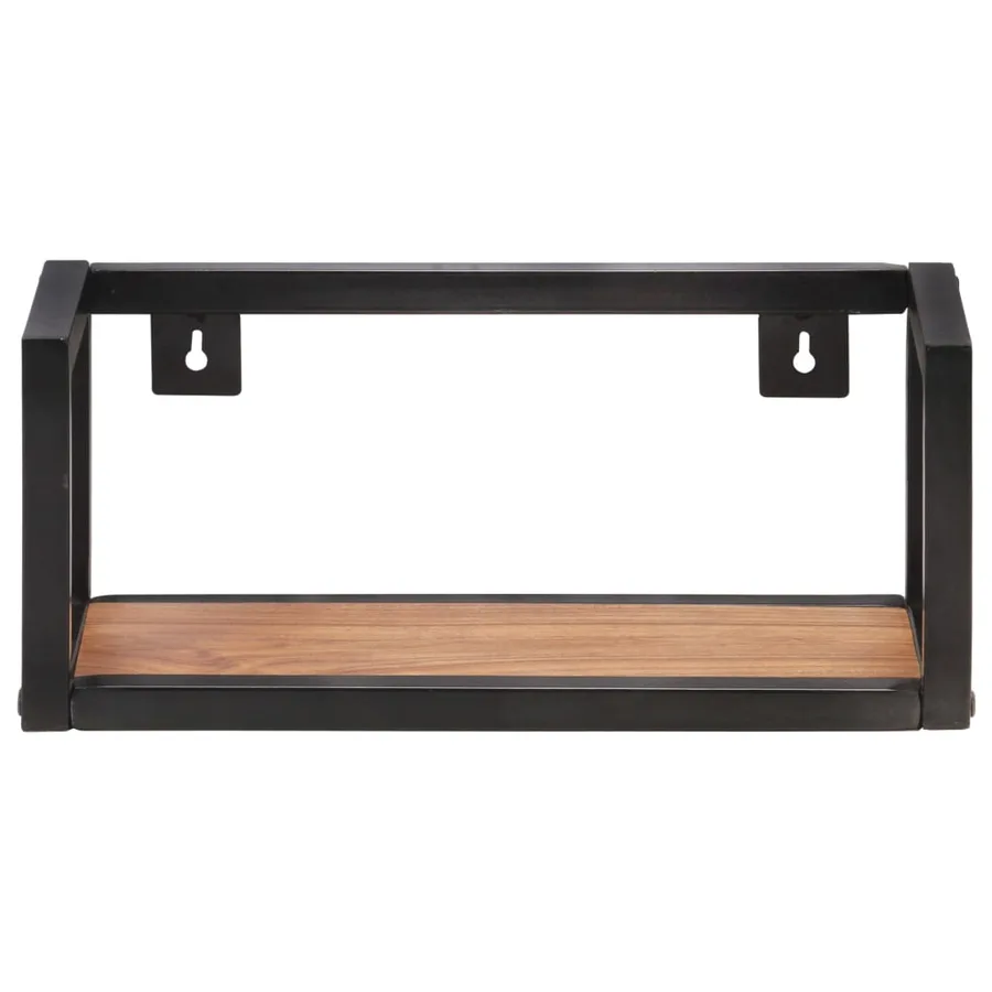 Étagères murales 2 pcs 40 cm Bois d'acacia massif - 3