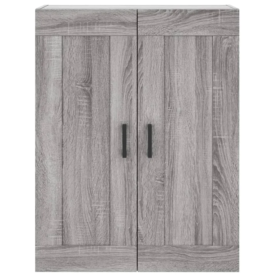 Buffet haut Sonoma gris 69,5x34x180 cm Bois d'ingénierie - 6