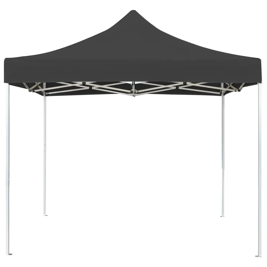 Tente de réception pliable Aluminium 2 x 2 m Anthracite - 2