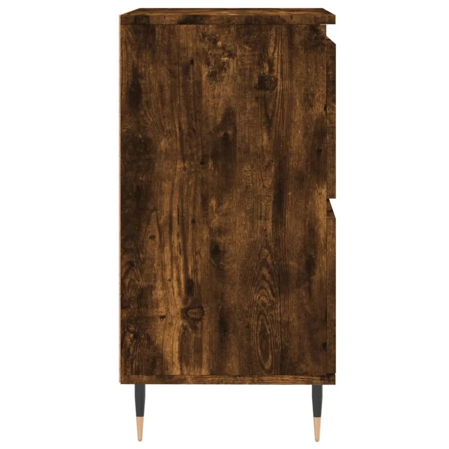 Buffet Chêne fumé 60x35x70 cm Bois d'ingénierie - 7