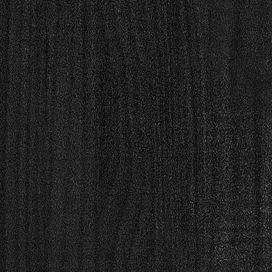 Jardinières d'extérieur 2 pcs Noir 31x31x70 cm Bois de pin - 7