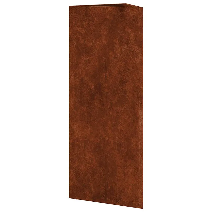 Jardinière 30x26x75 cm acier corten - 7