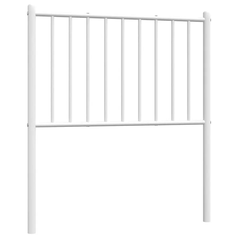 Tête de lit de remplacement métal blanc 75 cm - 2