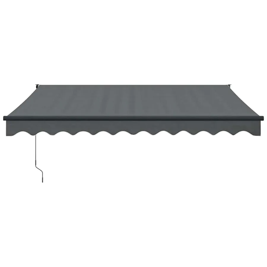 Auvent rétractable automatique anthracite 3,5x2,5 m - 3