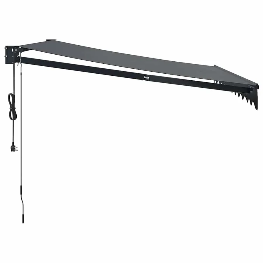 Auvent rétractable automatique anthracite 3,5x2,5 m - 6
