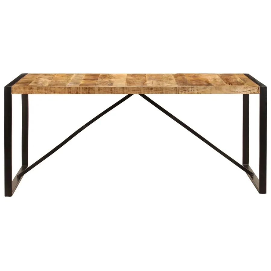 Table à manger 180x90x75 cm Bois de manguier massif - 2