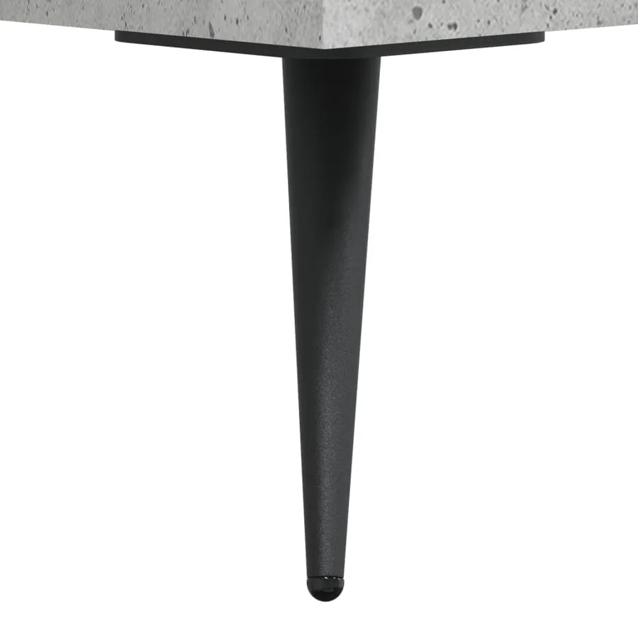 Buffet haut Gris béton 69,5x34x180 cm Bois d'ingénierie - 12