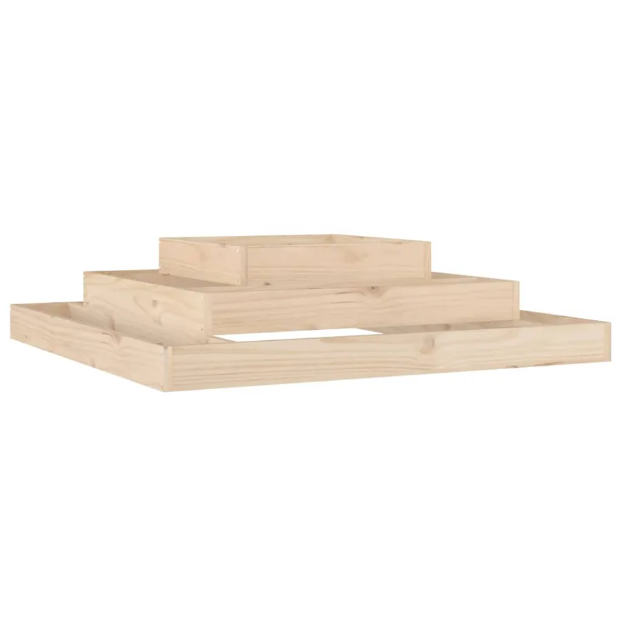 Jardinière 110x110x27 cm Bois massif de pin - 2