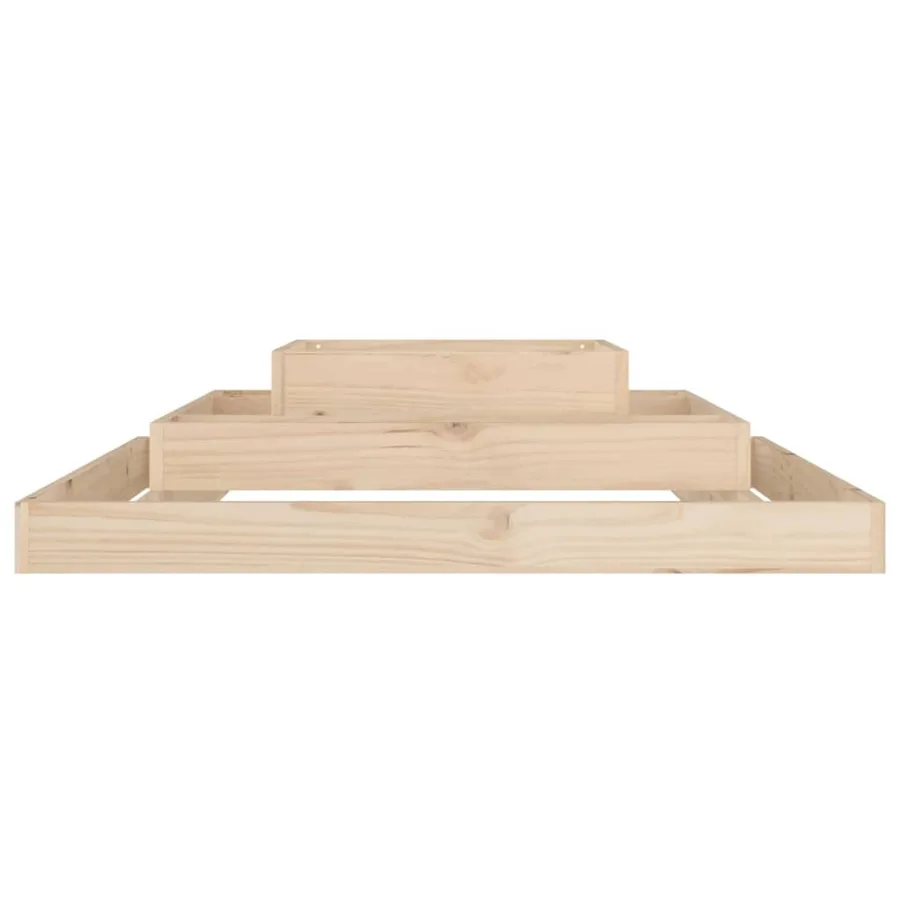 Jardinière 110x110x27 cm Bois massif de pin - 4