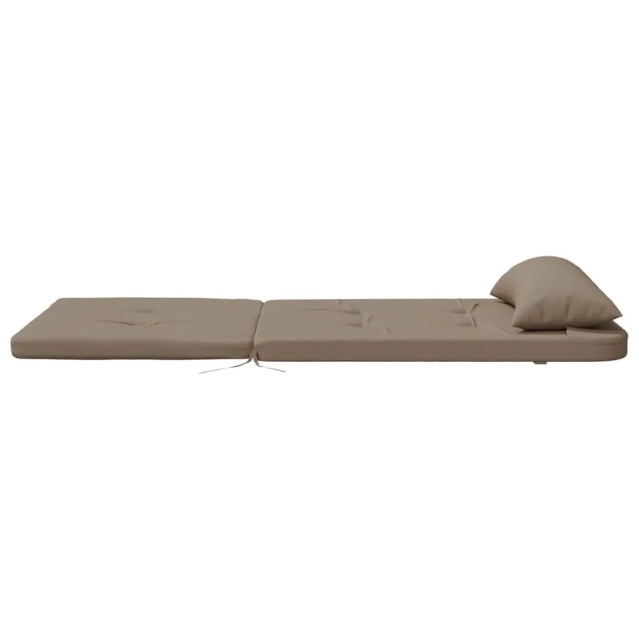 Coussins de chaise adirondack lot de 2 taupe tissu oxford - 7