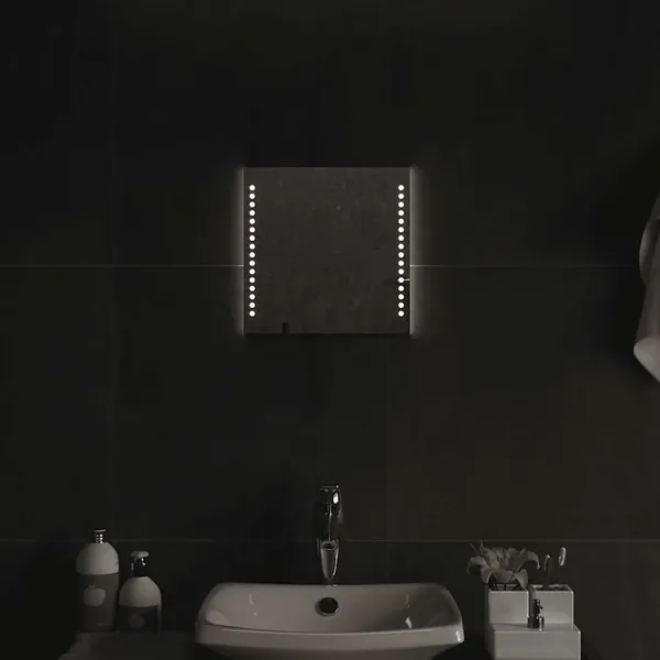 Miroir de salle de bain à LED 30x30 cm