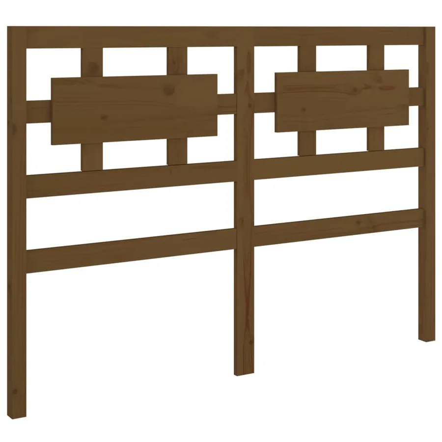 Tête de lit Marron miel 205,5x4x100 cm Bois massif de pin - 2