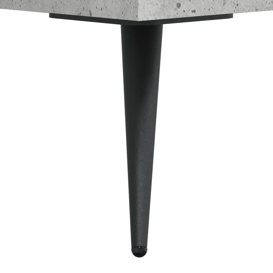 Buffet haut Gris béton 69,5x34x180 cm Bois d'ingénierie - 12