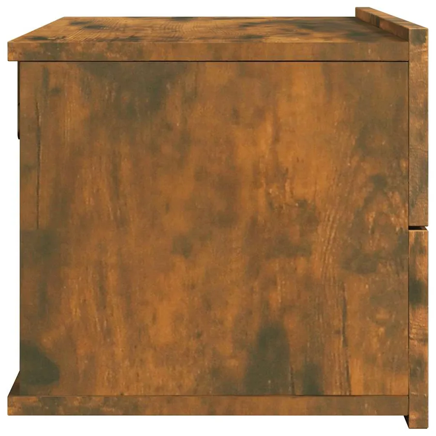 Tables de chevet 2 pcs Chêne fumé 40x30x30 cm Bois d'ingénierie - 6