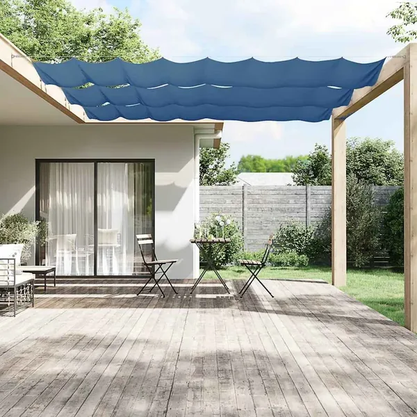 Auvent vertical Bleu 140x1000 cm Tissu oxford