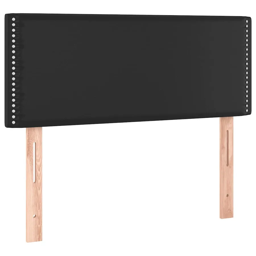 Tête de lit Noir 100x5x78/88 cm Similicuir - 2