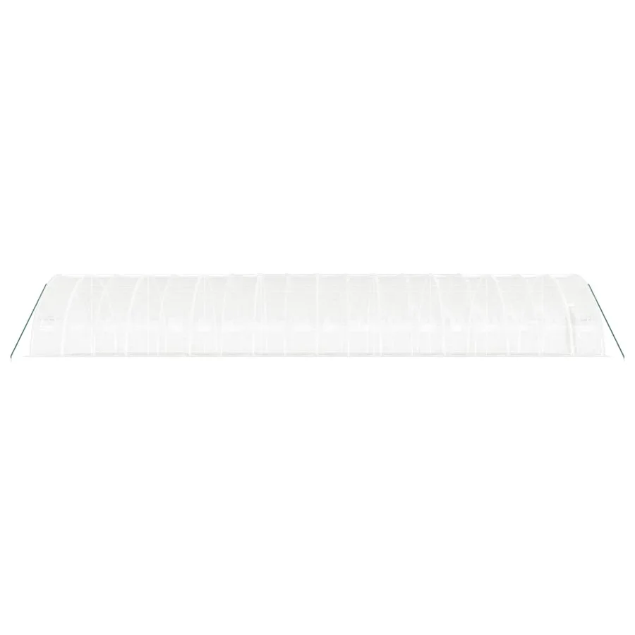 Serre avec cadre en acier blanc 108 m² 18x6x2,85 m - 5