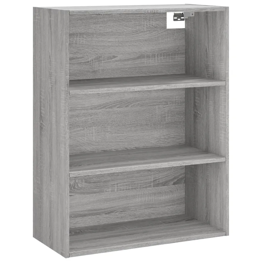 Buffet haut Sonoma gris 69,5x34x180 cm Bois d'ingénierie - 5