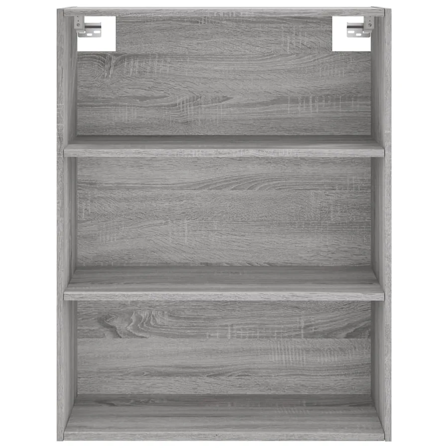 Buffet haut Sonoma gris 69,5x34x180 cm Bois d'ingénierie - 6