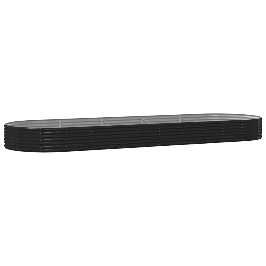 Lit surélevé de jardin Acier galvanisé Anthracite - 2
