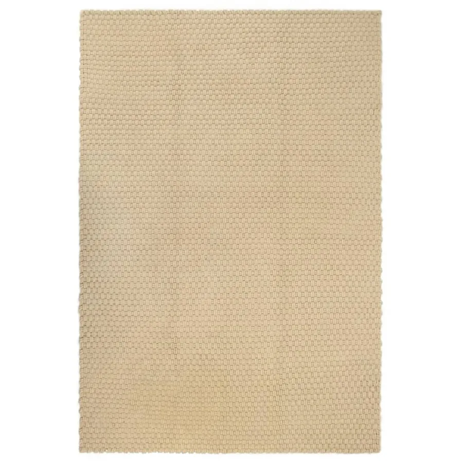 Tapis rectangulaire Naturel 160x230 cm Coton