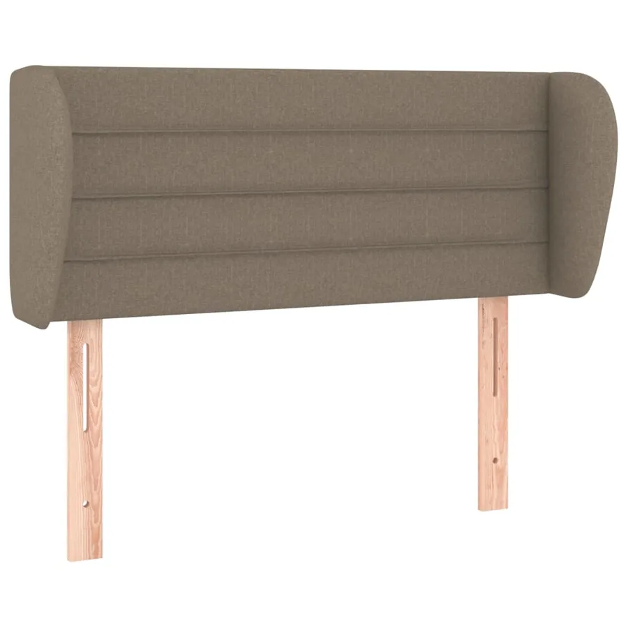 Tête de lit avec oreilles Taupe 83x23x78/88 cm Tissu - 2