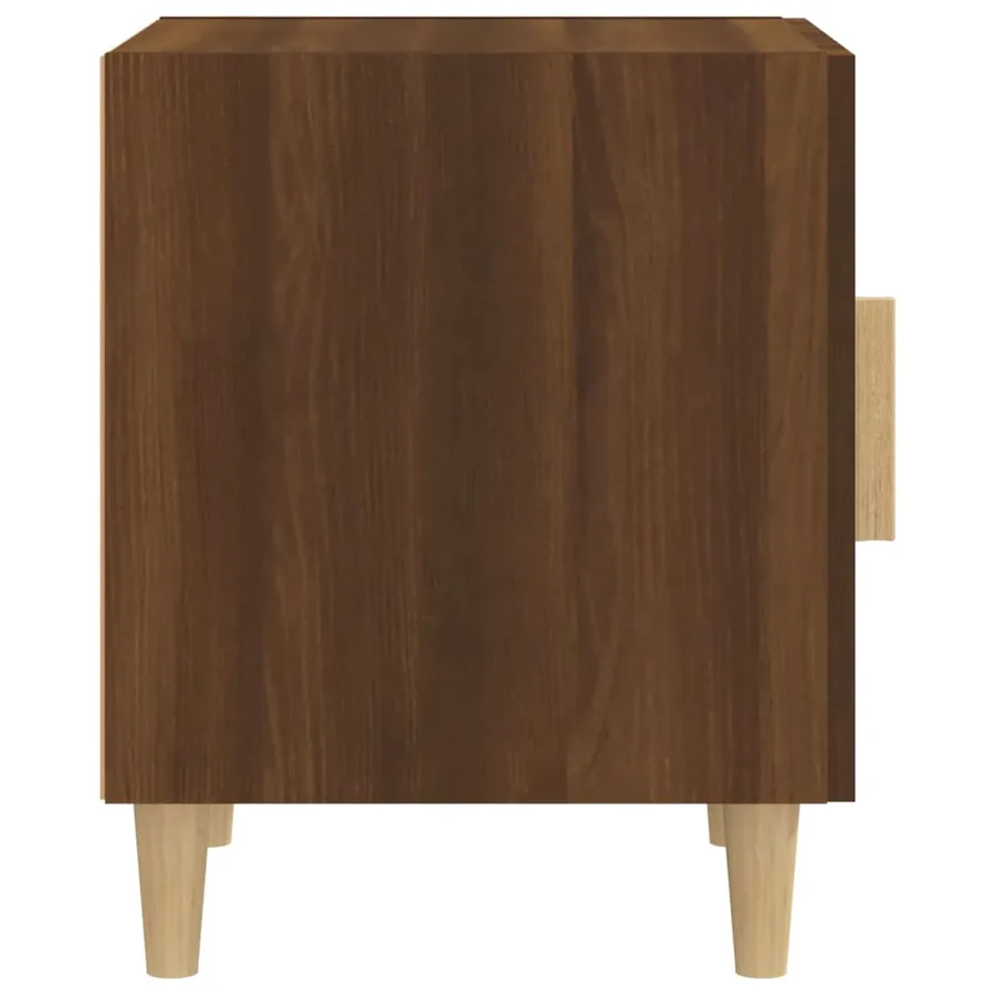 Table de chevet Chêne marron Bois d'ingénierie - 4