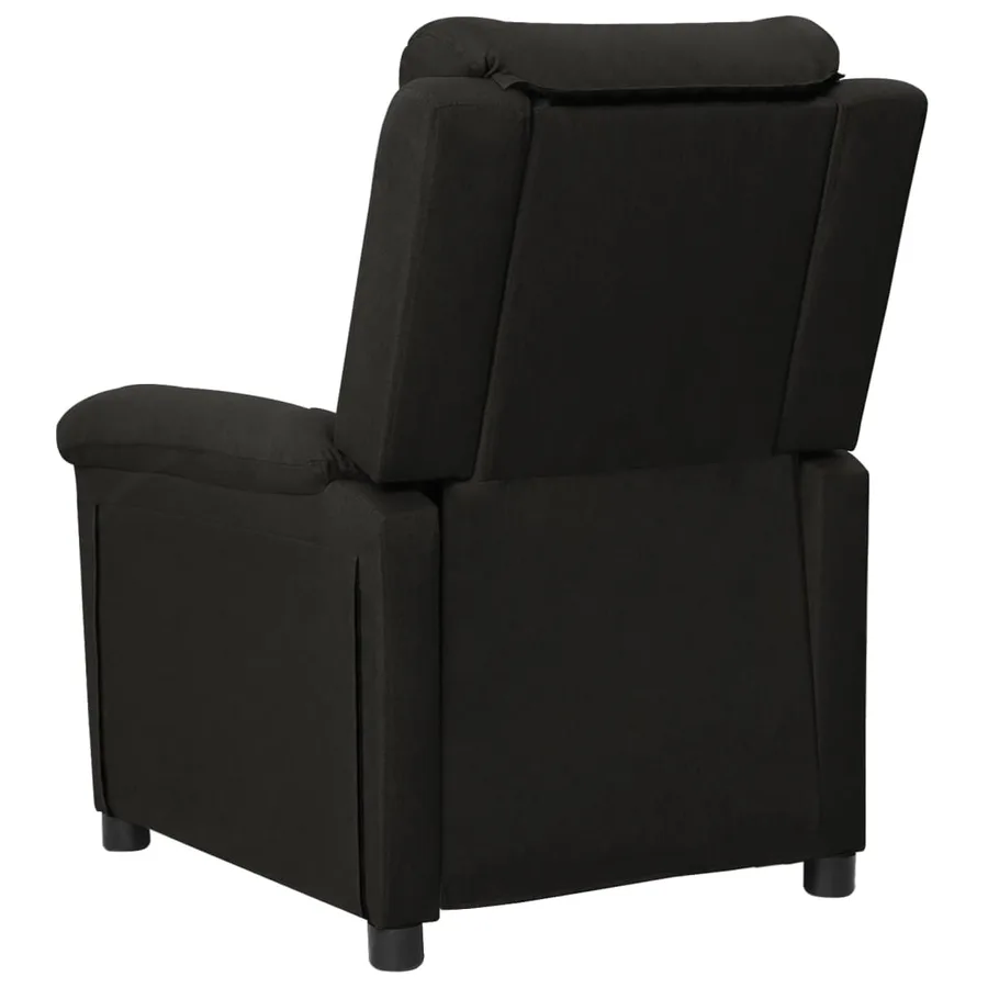 Fauteuil inclinable électrique Noir Tissu - 5