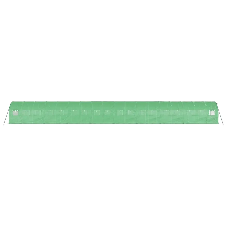 Serre avec cadre en acier vert 36 m² 18x2x2 m - 5