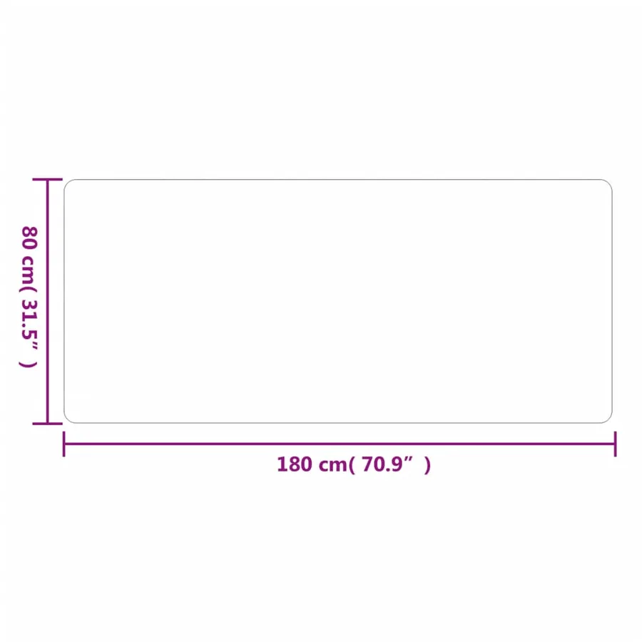 Tapis de couloir gris 80x180 cm - 6
