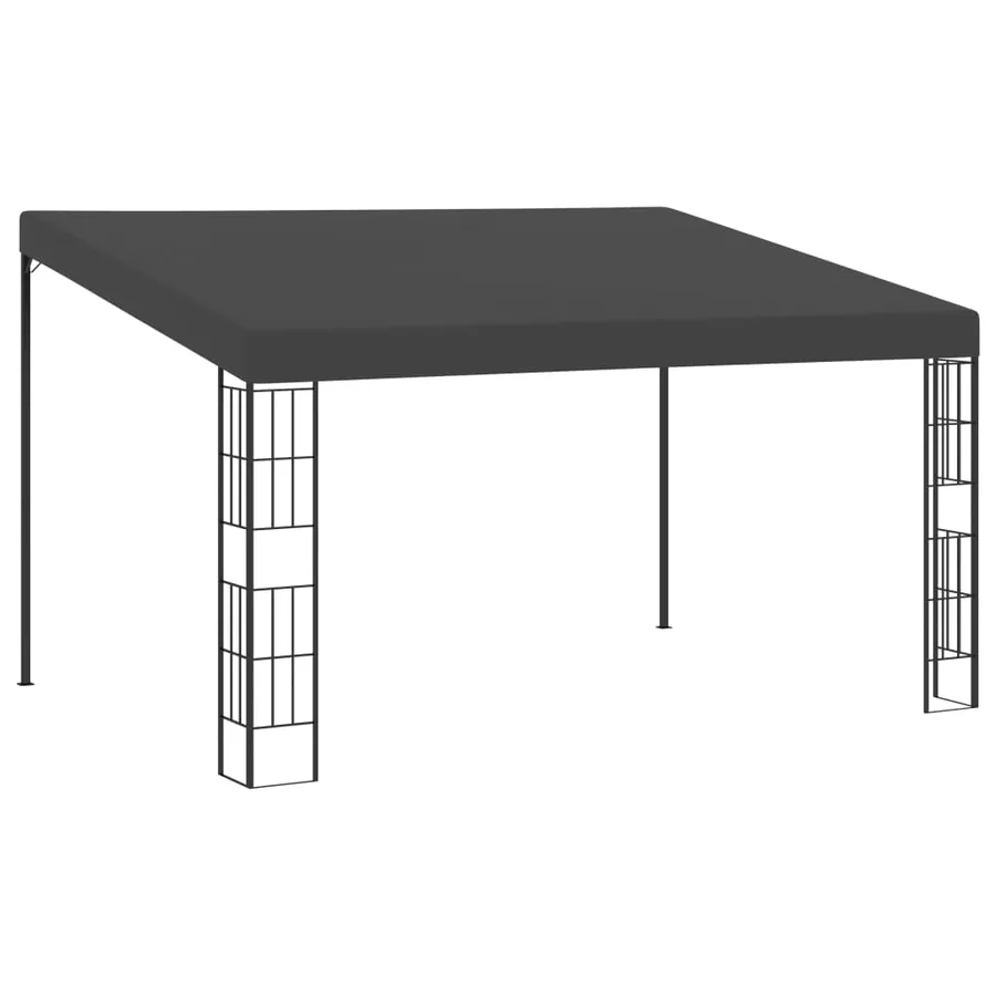 Belvédère mural 3x4 m Anthracite Tissu