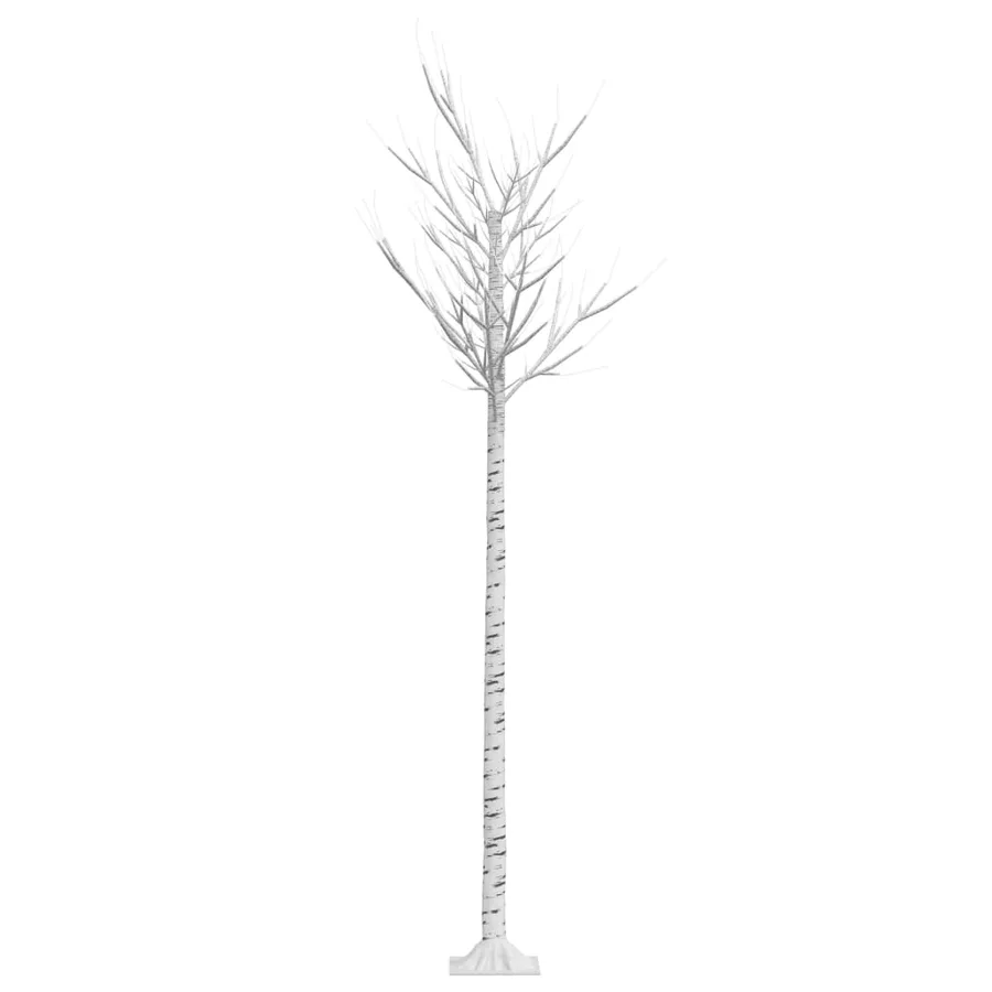 Sapin de Noël 200 LED blanc chaud Saule 2,2 m Int/Ext - 5
