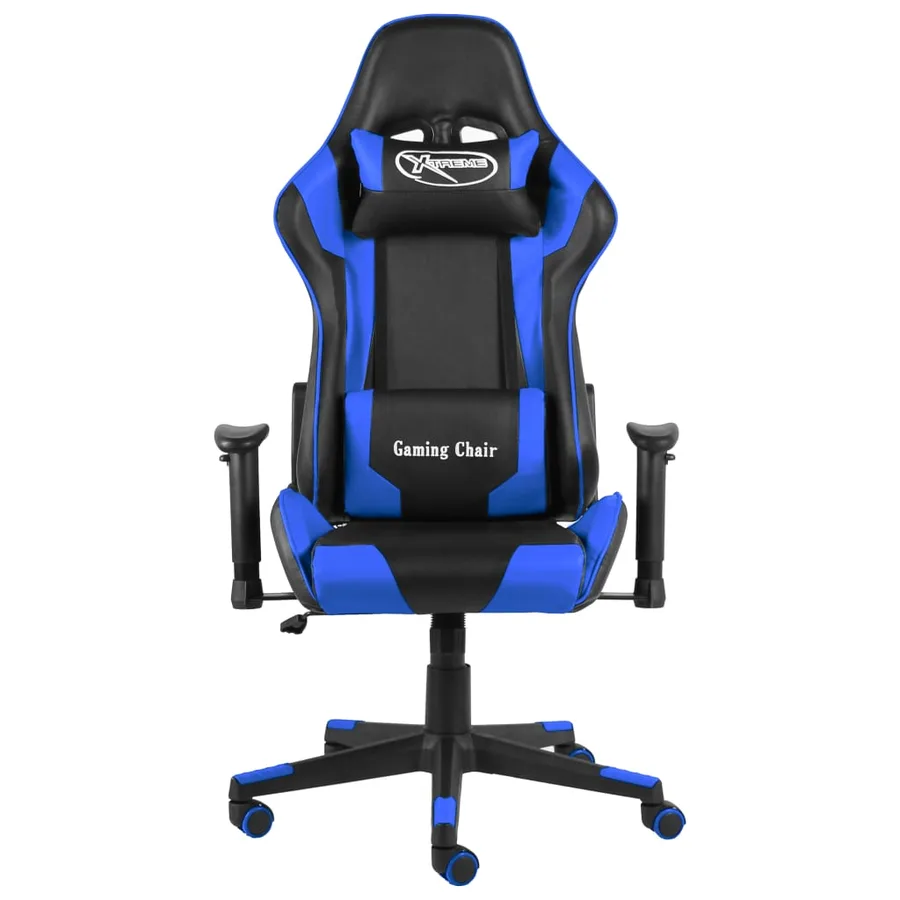 Chaise de jeu pivotante Bleu PVC - 2