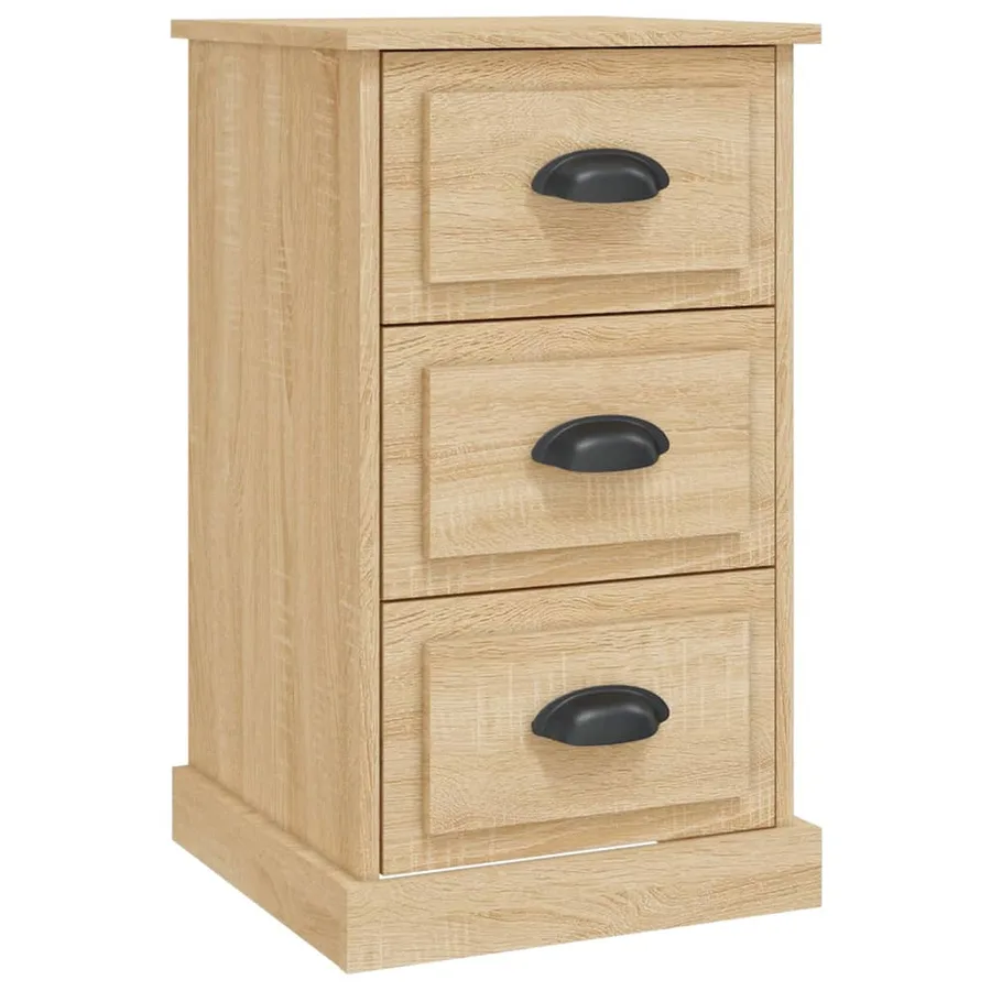 Table de chevet chêne sonoma 39x39x67 cm bois d'ingénierie - 2
