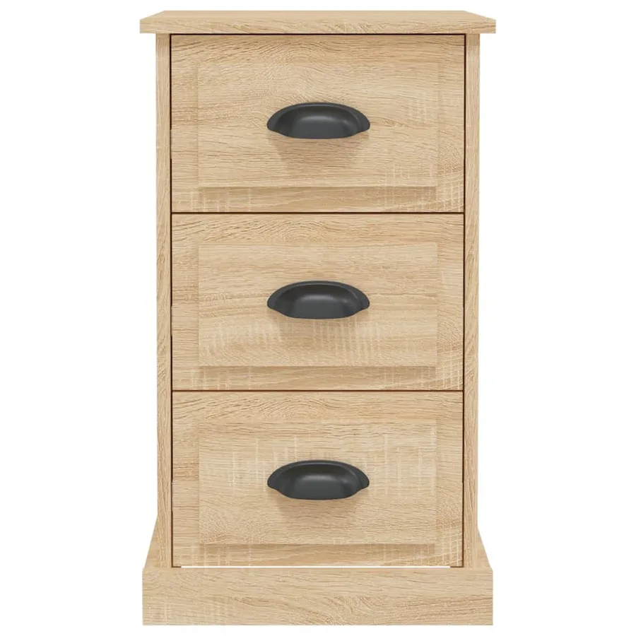 Table de chevet chêne sonoma 39x39x67 cm bois d'ingénierie - 7