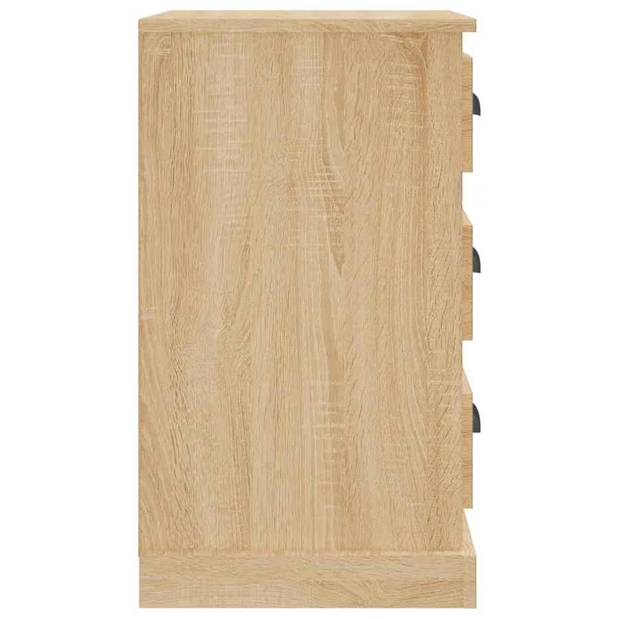 Table de chevet chêne sonoma 39x39x67 cm bois d'ingénierie - 8