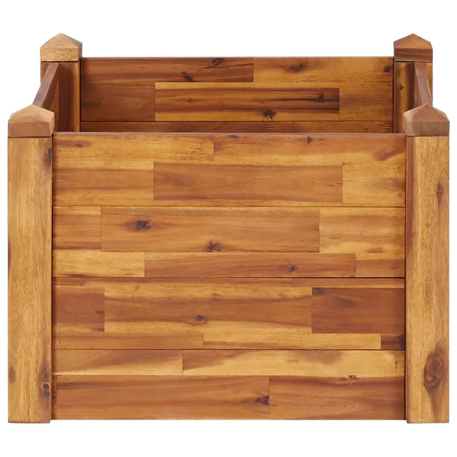 Lit surélevé de jardin 60x60x44 cm Bois massif d'acacia - 3