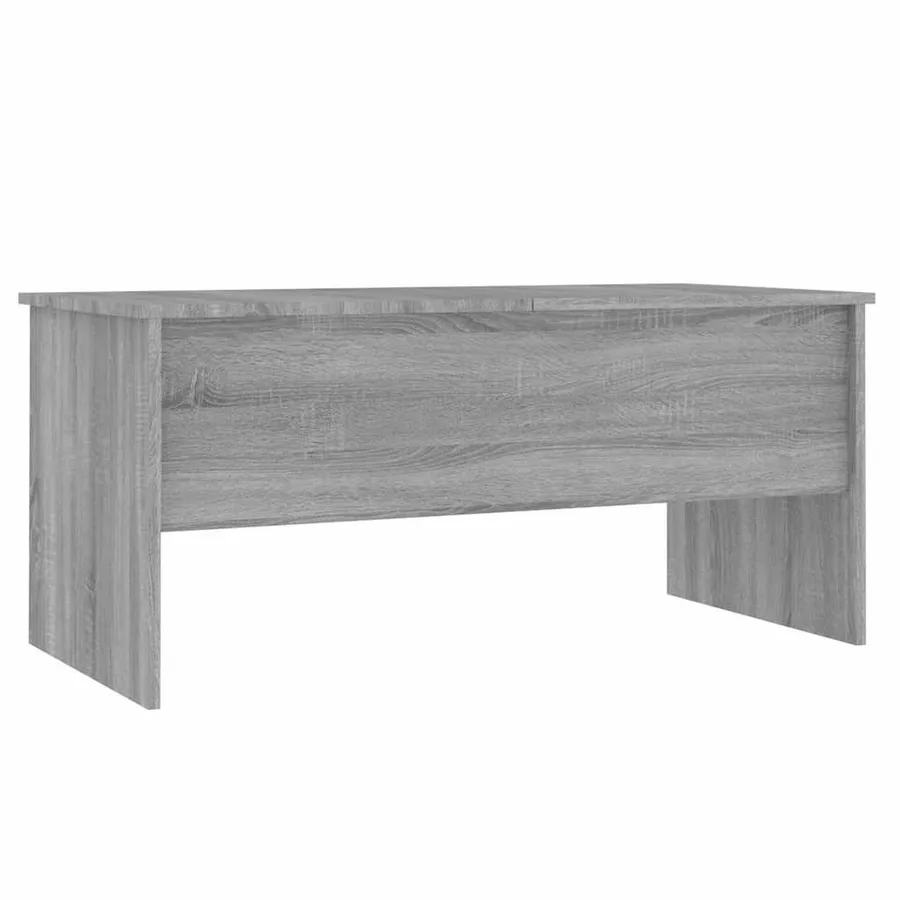 Table basse Sonoma gris 102x50,5x46,5 cm Bois d'ingénierie - 5