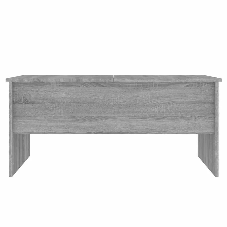 Table basse Sonoma gris 102x50,5x46,5 cm Bois d'ingénierie - 6