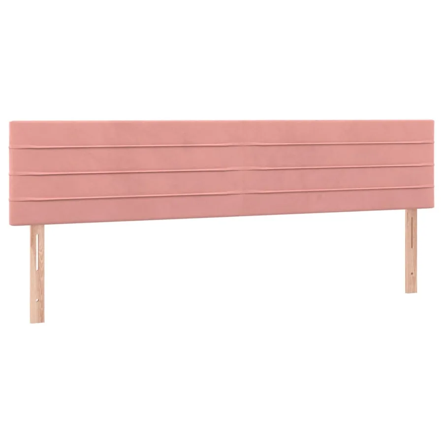 Sommier à lattes de lit avec matelas Rose 200x200 cm Velours - 6